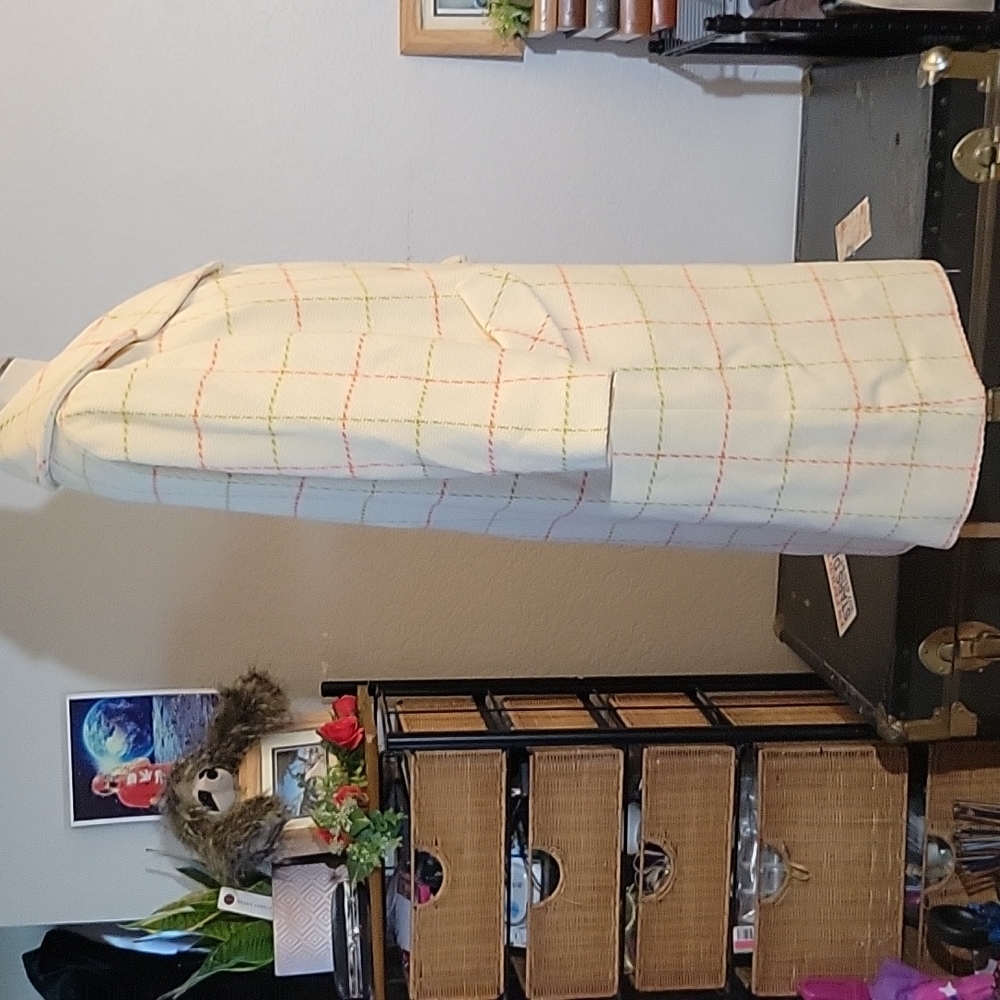 VINTAGE Union Label Long Coat Patterned - Picture 6 of 11